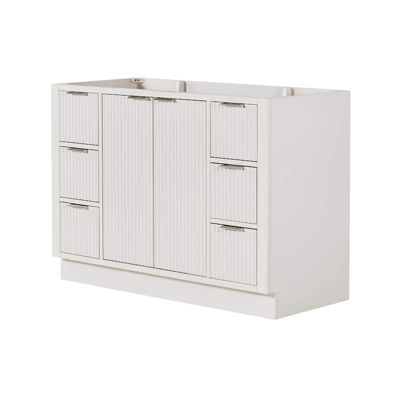 Ariel P48-BC Milan 48" Single Free Standing Vanity Cabinet
