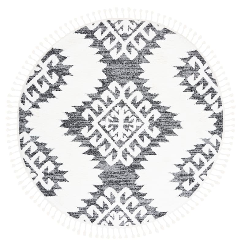 SAFAVIEH Moroccan Tassel Shag Berneice Boho Tribal 2-inch Thick