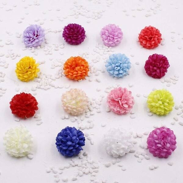 Shop 2pcs Lot 5 Cm Small Artificial Cloth Carnation Handmade