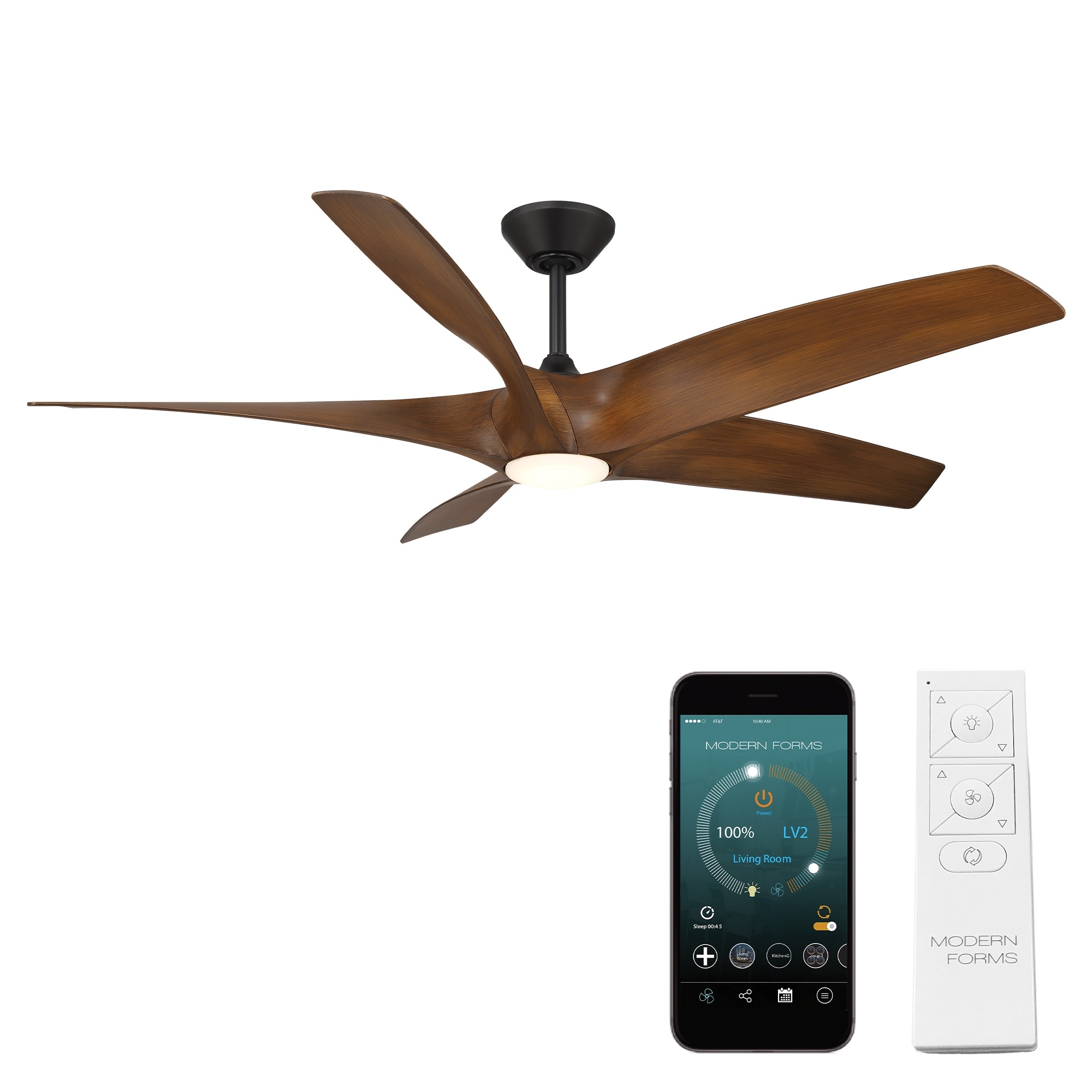 Zephyr Indoor or Outdoor 5-Blade 62in Smart Ceiling Fan - 62