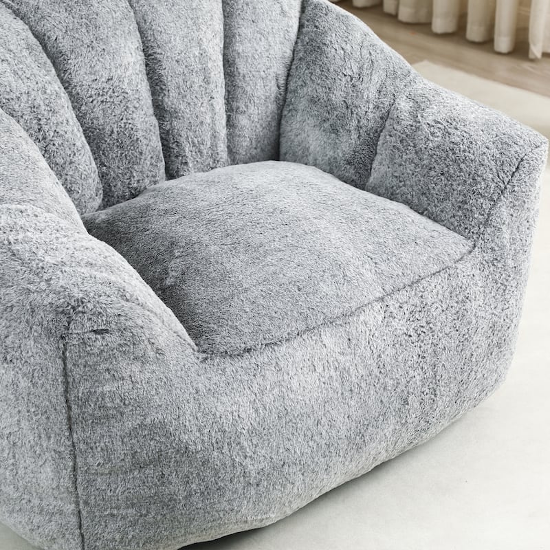 Bean Bag Chair, Bean Bag Sofa Chair with Armrests Stuffed High-Density Foam, Lazy Sofa Comfy Chairs BeanBag Chair