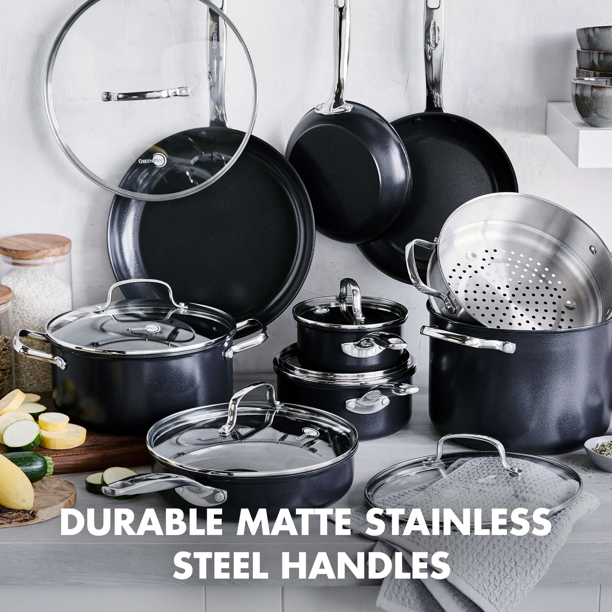 GreenPan Prime Midnight 15pc Cookware Set On Sale Bed Bath & Beyond