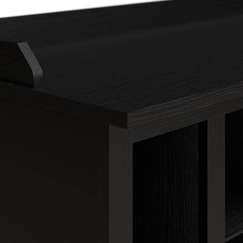 Woodland 40W Shoe Storage Bench with Shelves by Bush Furniture