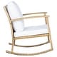 preview thumbnail 32 of 57, SAFAVIEH Daire Outdoor Rocking Chair - 26" W x 31" D x 32" H
