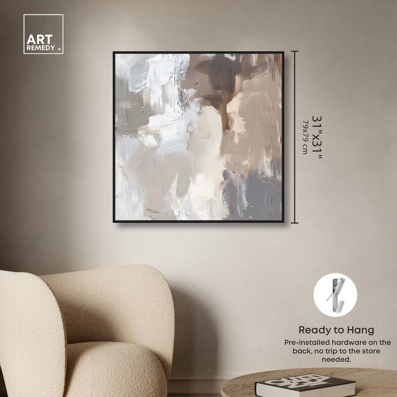 Faded Textured I Canvas by Art Remedy