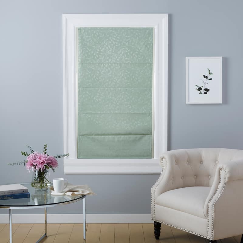 ATI Home Bolan Botanical Total Blackout Roman Shade
