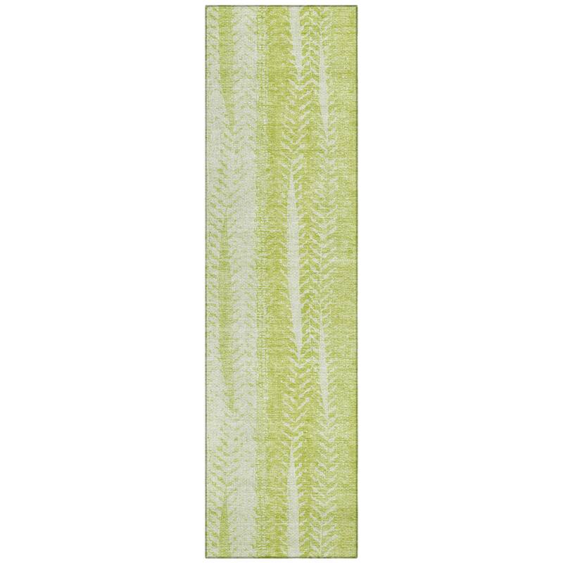 Machine Washable Indoor/ Outdoor Chantille Modern Imprints Rug