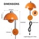 preview thumbnail 8 of 6, Modern Mid-Century Art Flower Bud Wall Sconces Sleek Plug in Wall Light Fixtures