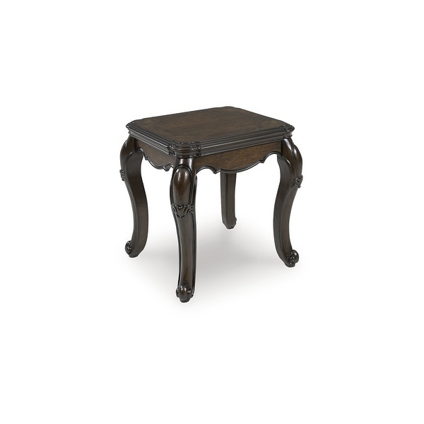 Signature Design by Ashley Maylee Dark Brown End Table - 25