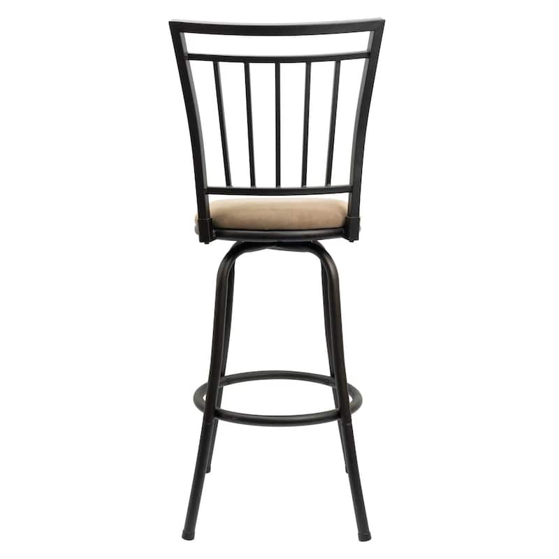 Azalea Park Metal Swivel Adjustable Height Barstool - 16.14 W x 18.5 D x 37.91-42.91 H"