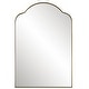 preview thumbnail 1 of 4, Uttermost 09896 Sidney 20" W x 30" H Arched Stainless Steel Framed Brushed Brass