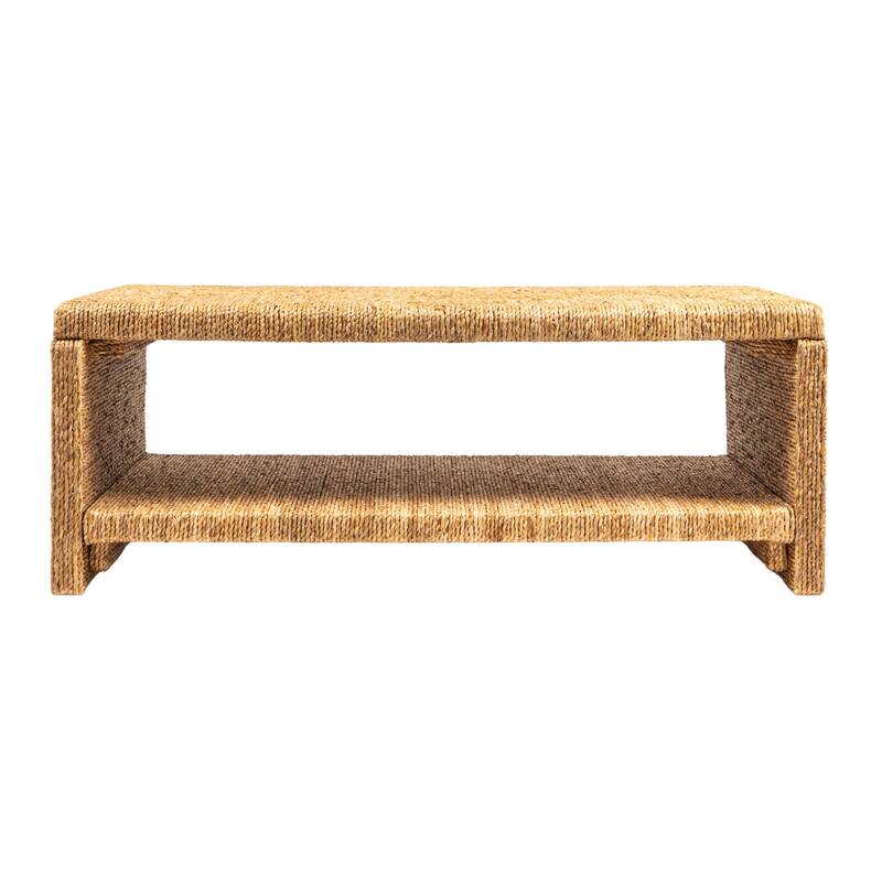 Seagrove Water Hyacinth & Acacia Wood Coffee Table