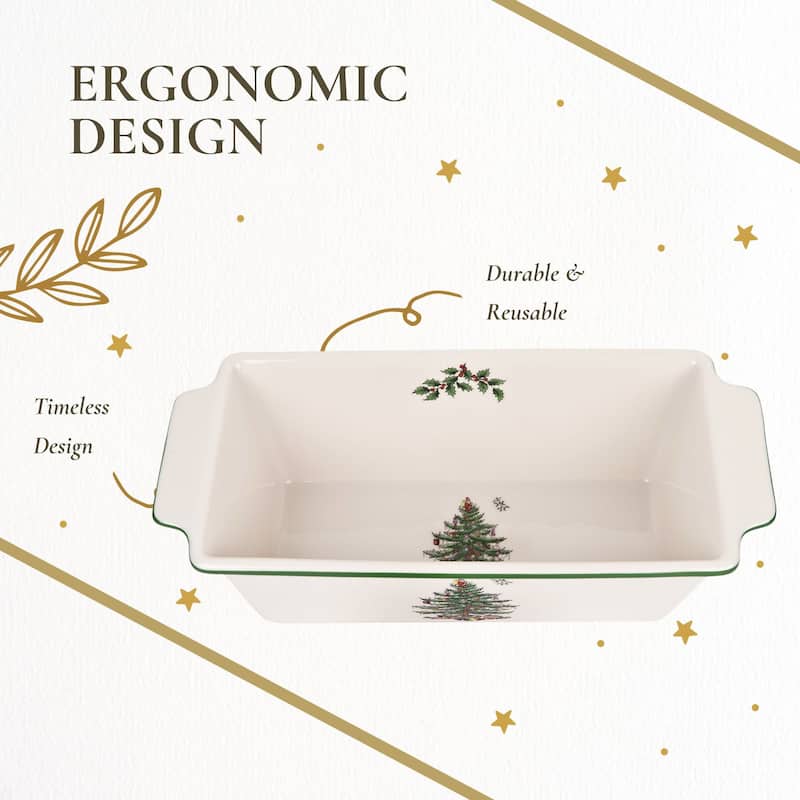 Spode Christmas Tree Loaf Pan