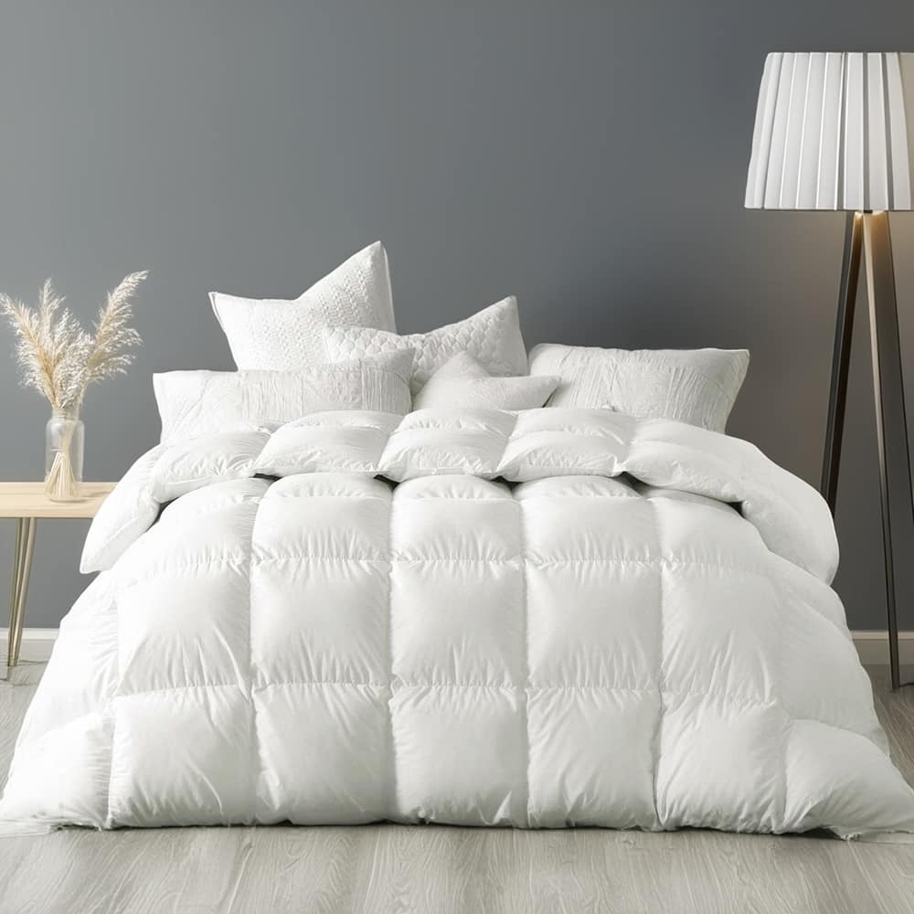 Highland Feather Winter Cozy Series Extra Warm Premium White Goose Down Comforter