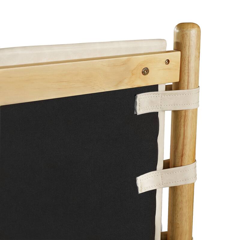 Premium Rubber Wood Platform Bed Frame, King Bed Frame with Headboard Included, Mid Century Modern Bed