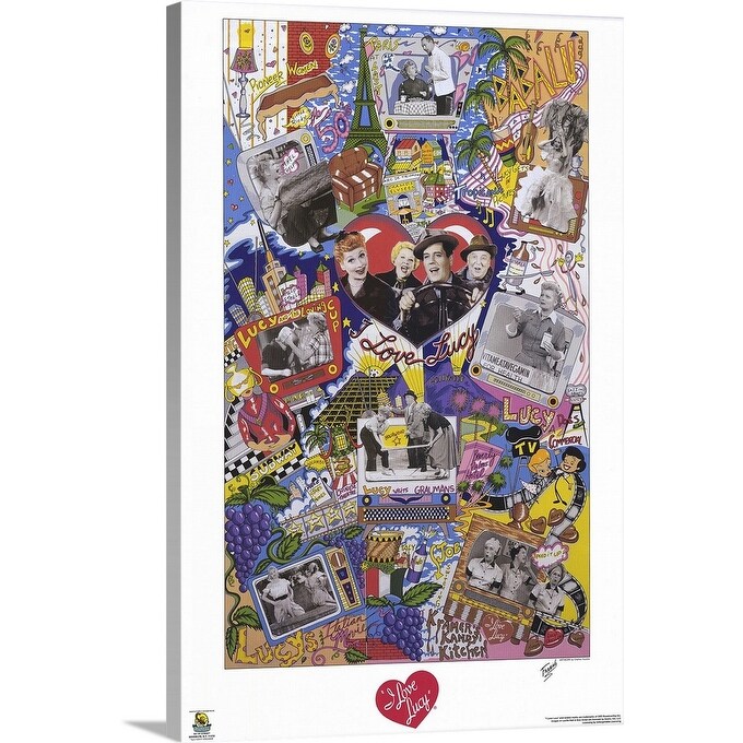 Shop I Love Lucy Canvas Wall Art Overstock 24137552