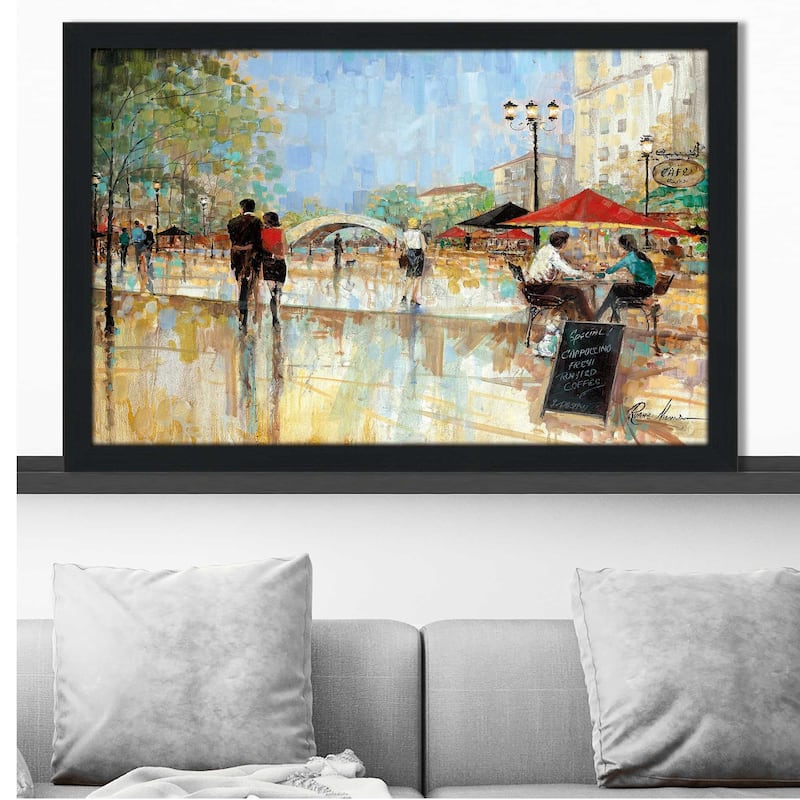 "Riverwalk Charm" by Ruane Manning Print on Acrylic