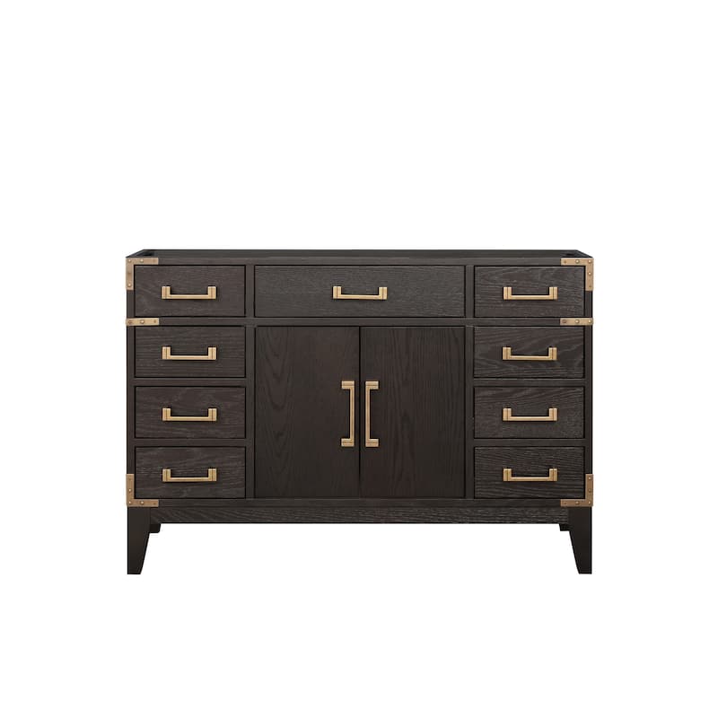 Laurel Bath Vanity - 48 - Brown Oak