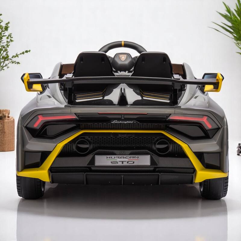 24V Licensed Lamborghini Ride-On Car for Kids with Drift Mode, Bluetooth Music, LED Lights, Remote Control -Electric Toy Vehicle