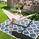 preview thumbnail 43 of 86, Double Cotton Hammock with Space Saving Steel Stand