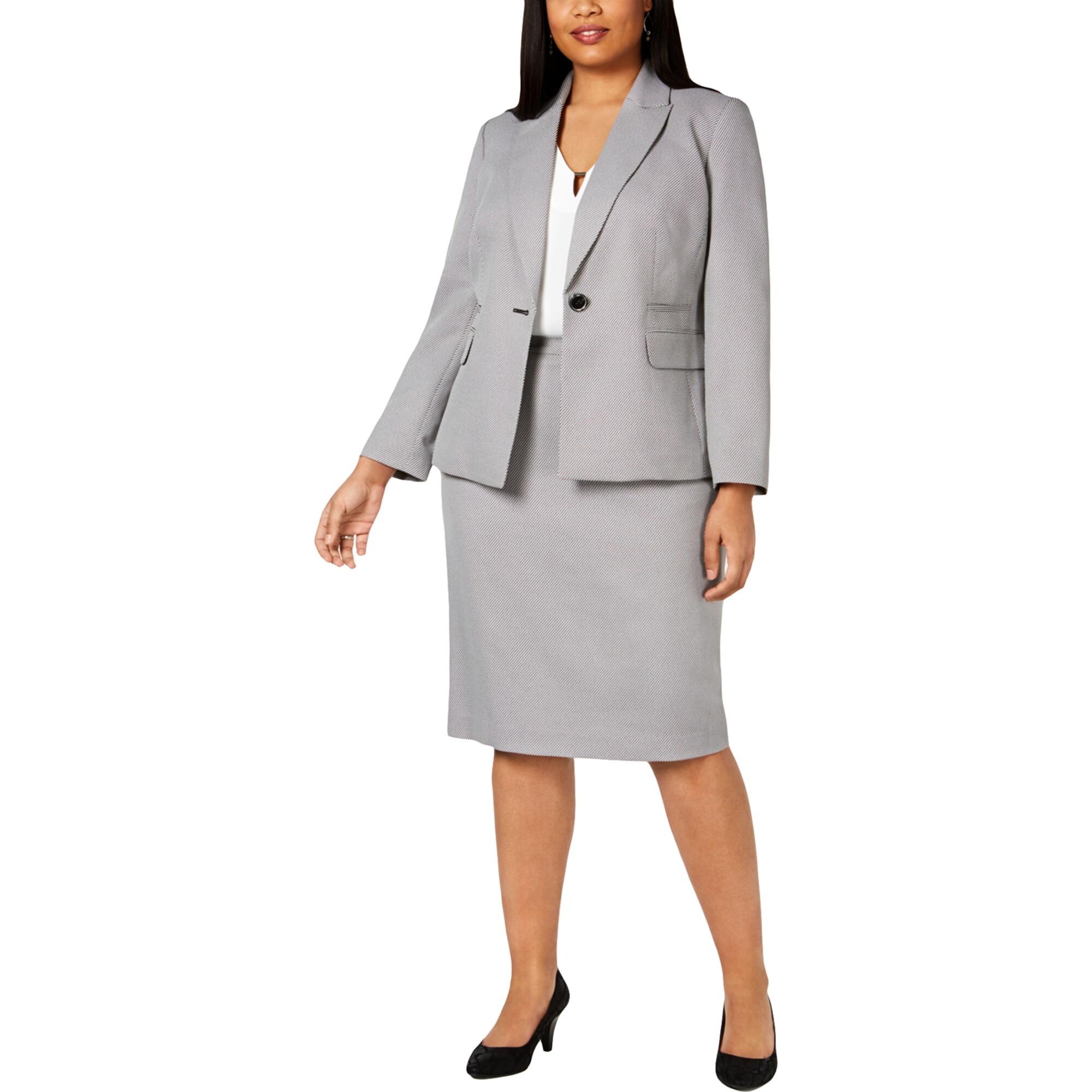 white business skirt suit
