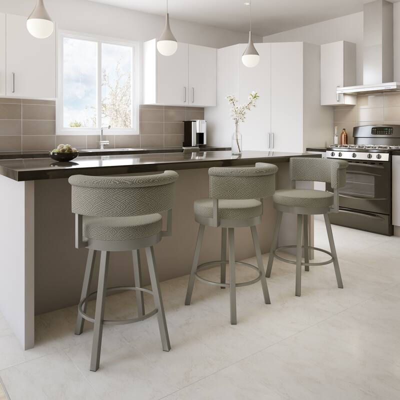 Amisco Rosco Swivel Counter Stool