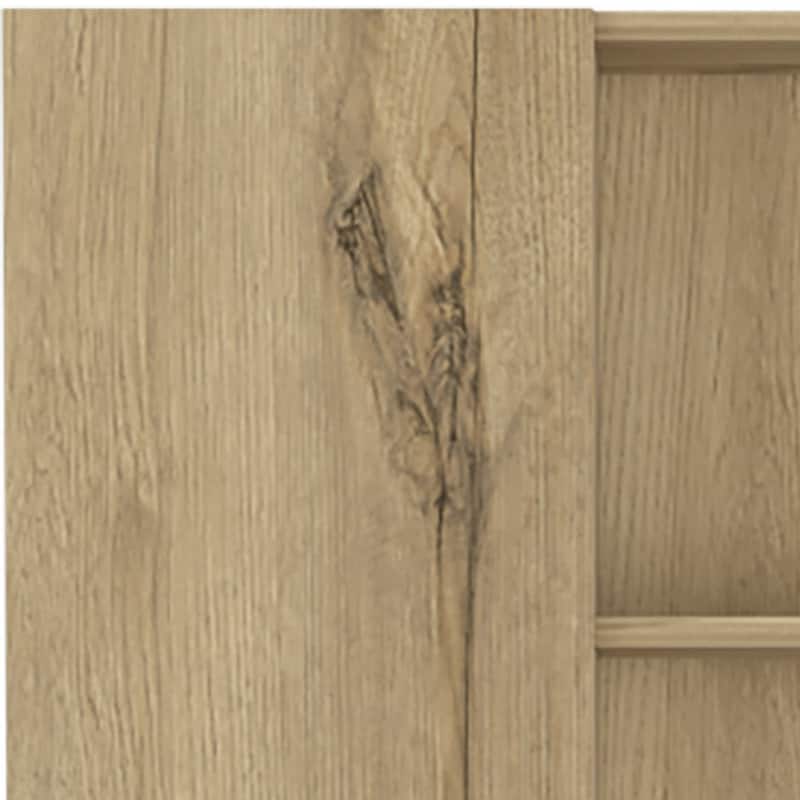 HomeRoots 62" Oak Wood Pantry Or Storage Closet - 20.1' X '62.2' X '8.5