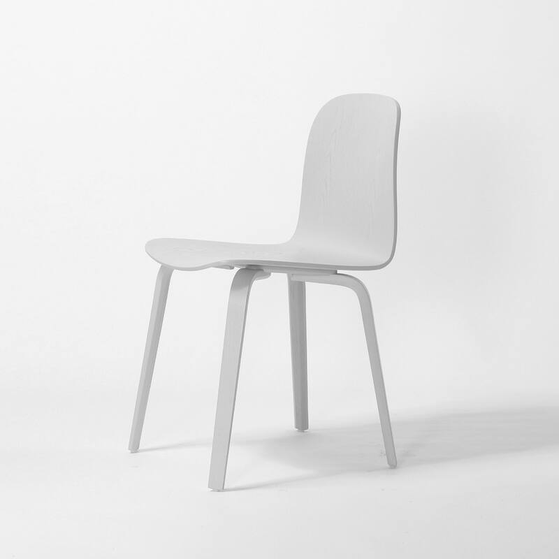 (Set of 2) ELSA Modern Wood Dining Side Chairs