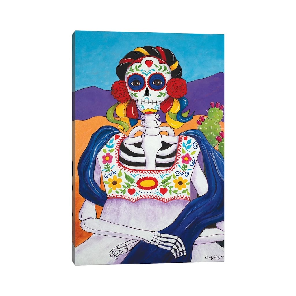 iCanvas "Mexican Mona Lisa" by Candy Mayer Canvas Print