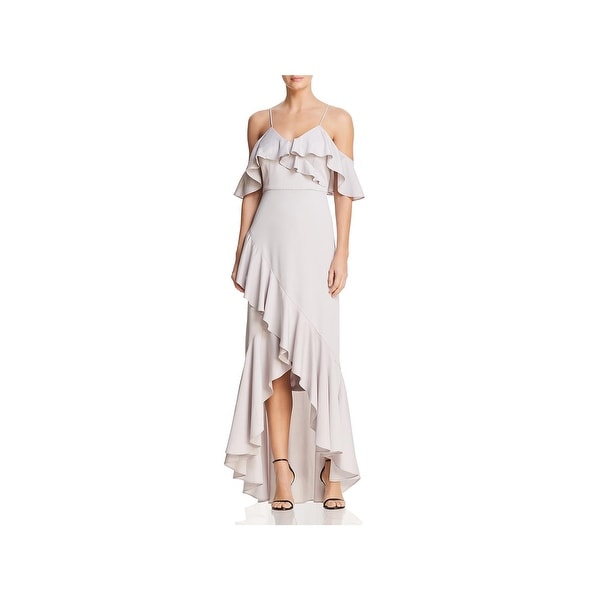 Nicole Miller Strapless Ruffle Dress
