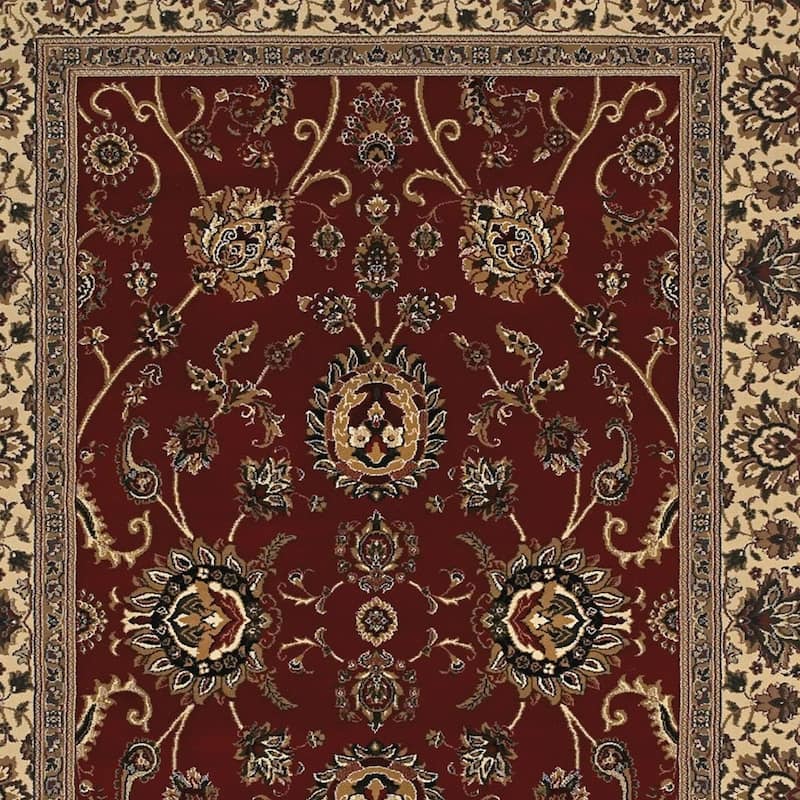 HomeRoots Oriental Traditional Square Area Rug
