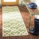 preview thumbnail 39 of 175, SAFAVIEH Courtyard Marita Indoor/ Outdoor Waterproof Patio Backyard Rug 2'3" x 10' Runner - Beige/Green