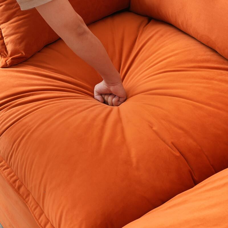 U Shape Couch Sectional for Living Room, Convertible Sectional Sofa, Modular Sectional Couch with Ottomans for Living Room