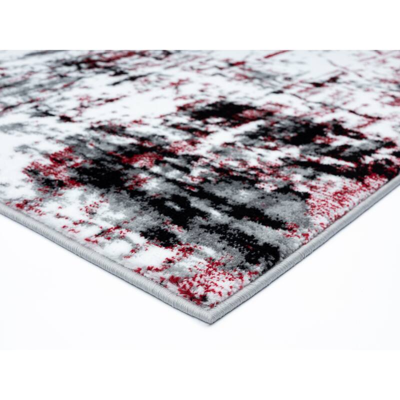 Samos Collection Abstract Area Rug