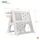 preview thumbnail 13 of 19, Indoor Kids Slide Set With Basketball Hoop Non-slip Heavy Duty Children Playground Activity Center