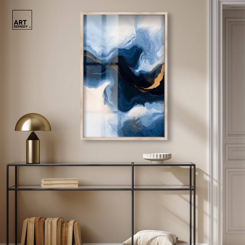 Blue Deep II Shadowbox by Art Remedy