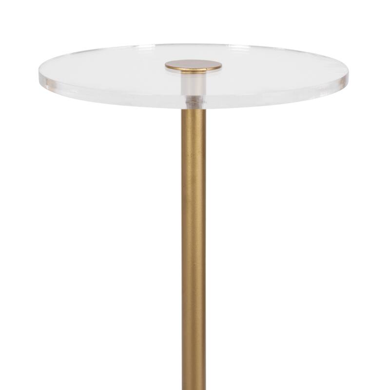 Kate and Laurel Acari Round Drink Table