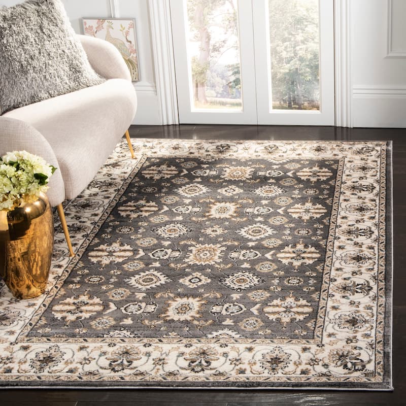 SAFAVIEH Lyndhurst Marylin Traditional Oriental Rug - 5'3" x 7'6" - Grey/Cream