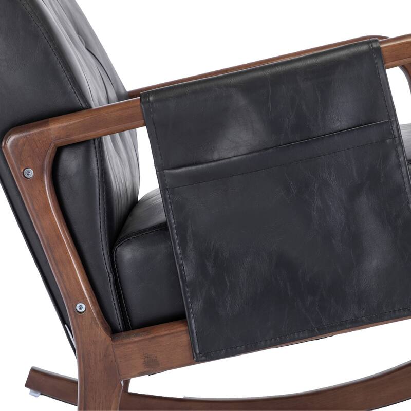 Rocking Armchair With Ottoman for Living Room
