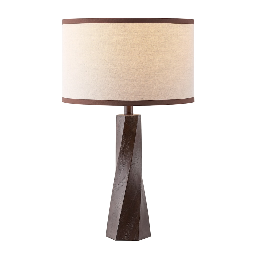 SAFAVIEH Lighting Enza, 24-inch, Resin Table Lamp - 14"W x 14"D x 24"H