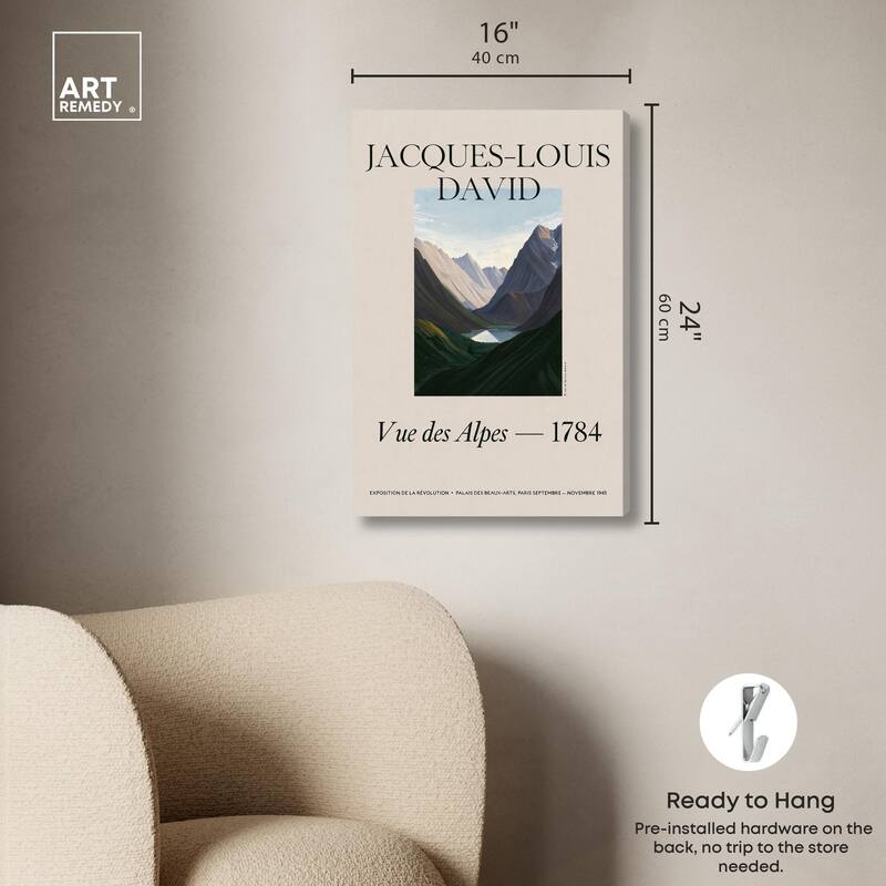 Mountains of 1784 Canvas by Art Remedy, Gallery Wrapped