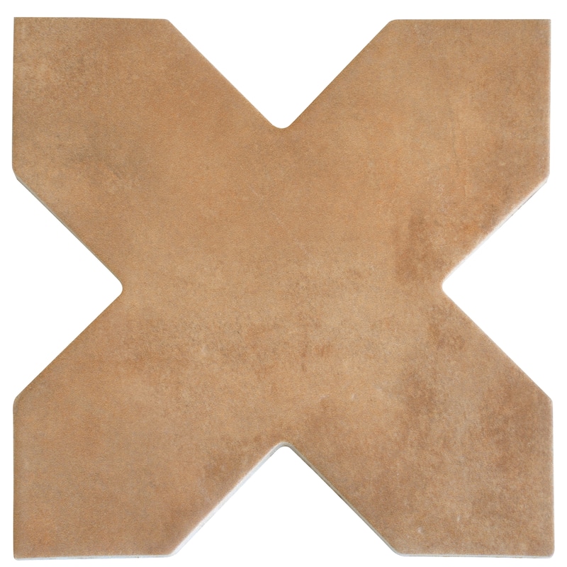 Apollo tile 7" x 7" Terralis Matte Terracotta Porcelain Tile (5.6 sq ft/case) - 16 Pack