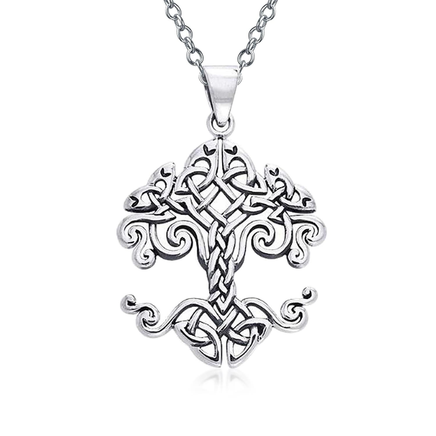 Tree of Life Pendant 925 Sterling Silver Signifies Interconnection of All Life