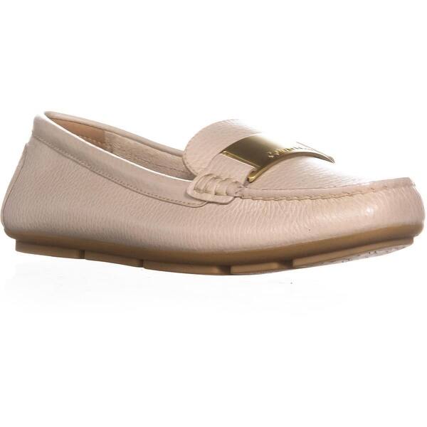 Shop Calvin Klein Lisette Slip On Dress Loafers Sand Overstock