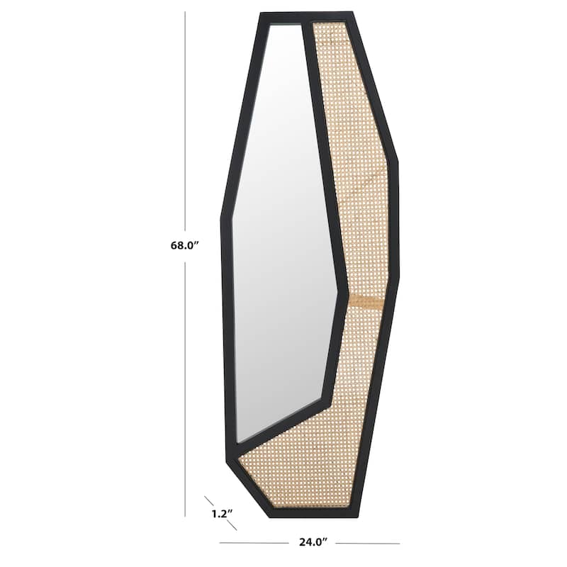 SAFAVIEH Jalen 24" Mirror - 24" W x 1" D x 68" H