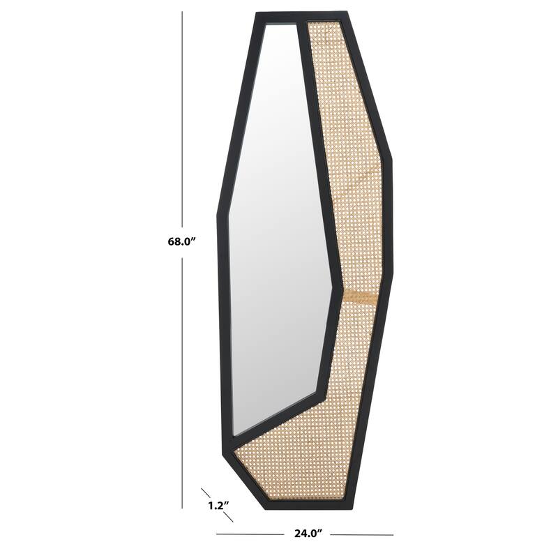 SAFAVIEH Shelbi 24" Mirror - 24" W x 1" D x 68" H