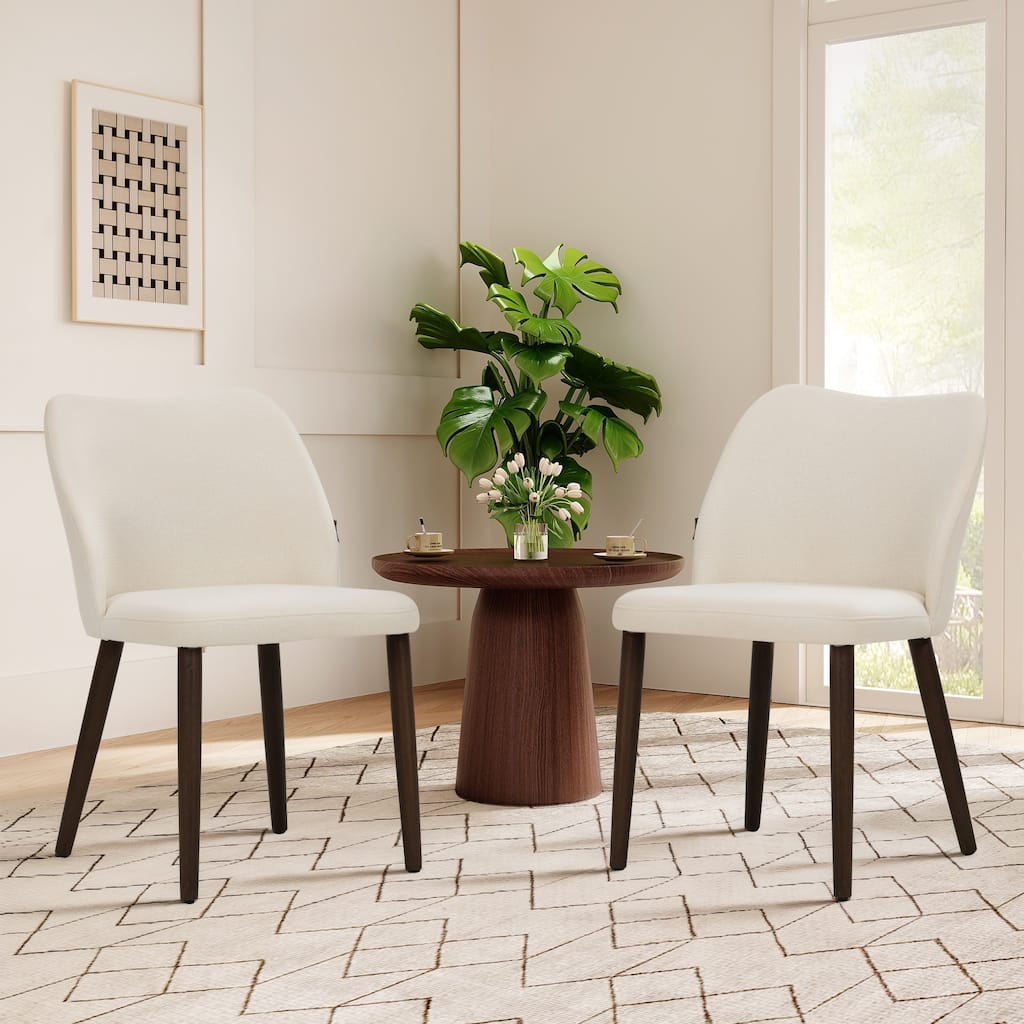 Modern Dining Chairs Upholstered Kitchen Chairs (set of 2)