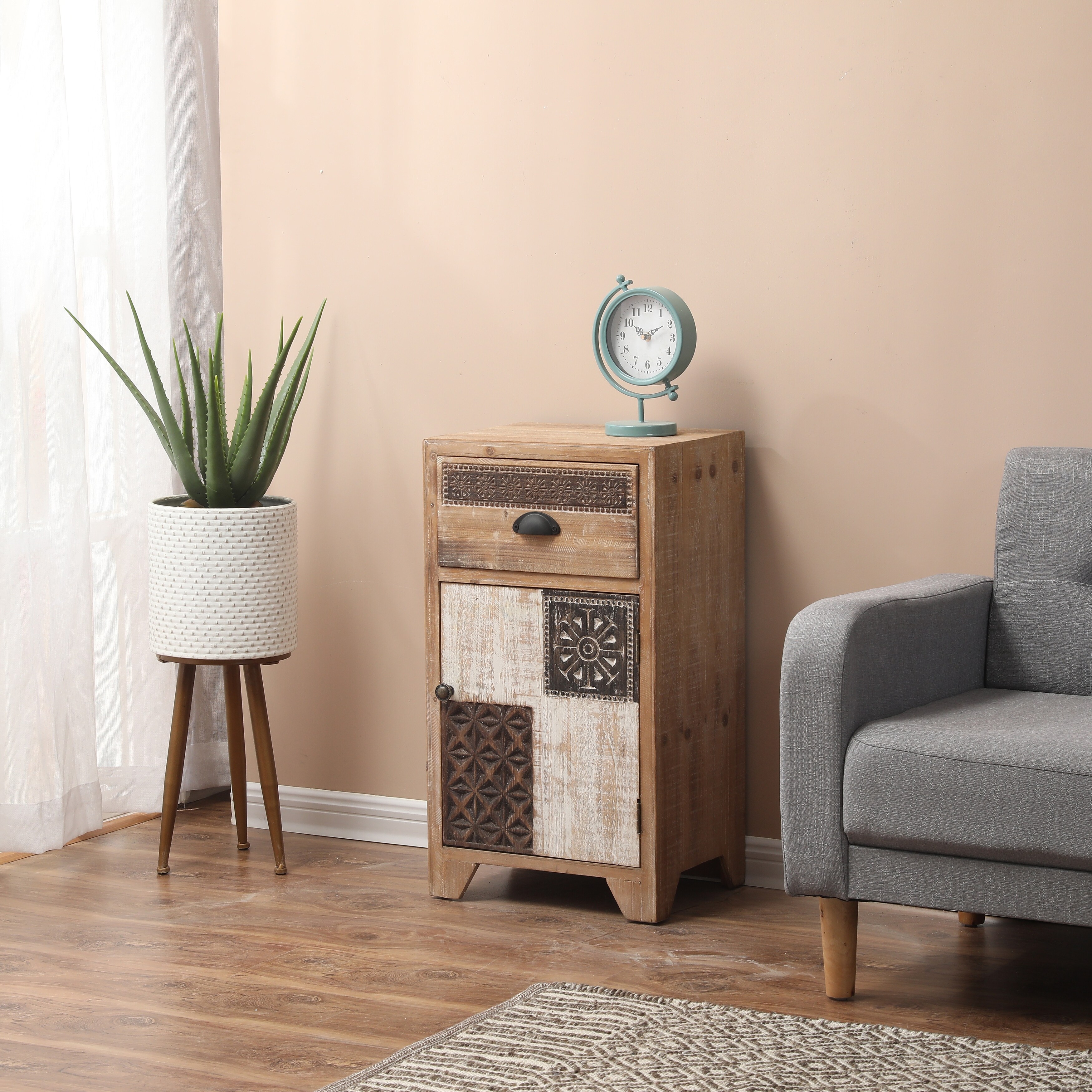 30 inch high end table with drawers deals