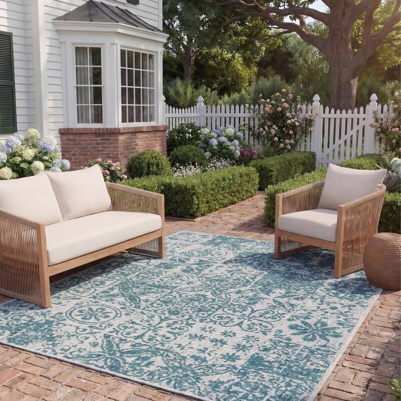 SAFAVIEH Courtyard Wenda Transitional Rug