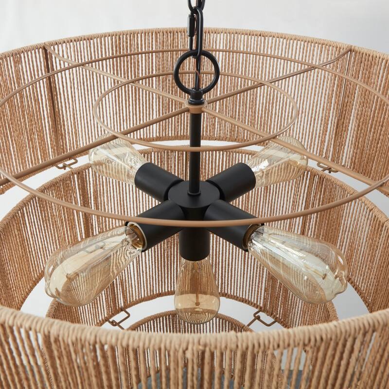 KAWOTI 5-Light 4-Tiered Pendant Light